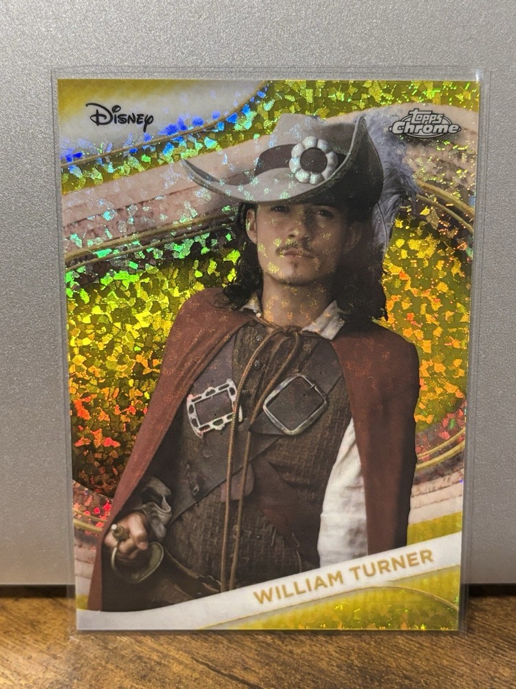 William Turner 2025 Topps Chrome Disney Yellow Mini-Diamonds Refractor #2
