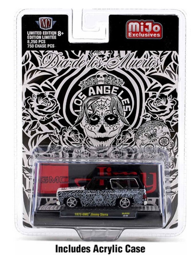 M2 Machines 1:64 1973 GMC Jimmy Sierra Dias De Los Muertos Cyber Monday-image