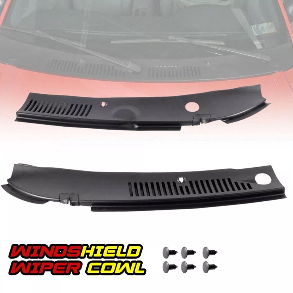 Ford Mustang 1999-2004 Windshield Wiper Cowl Panel Grille Pair