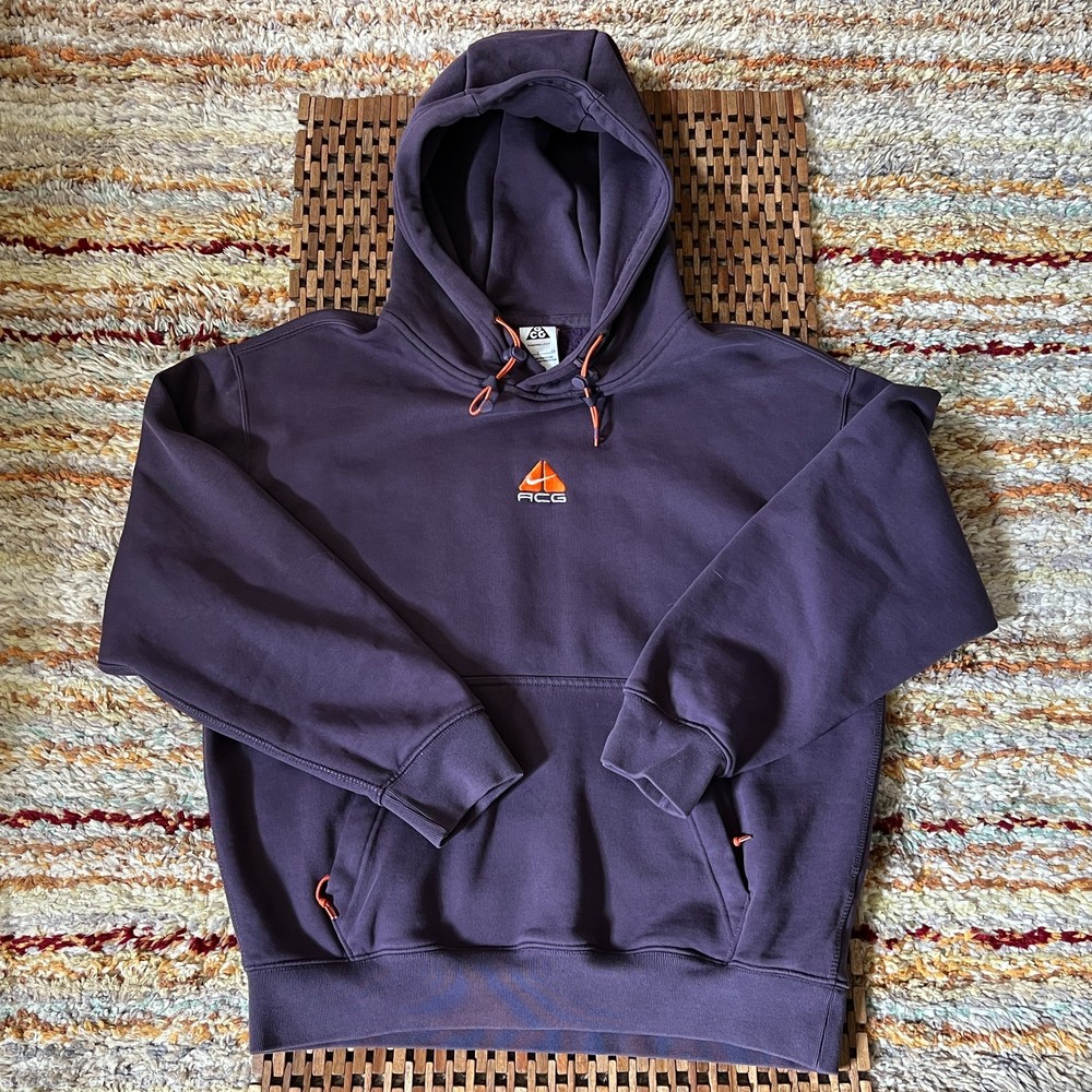 Nike ACG Purple Hoodie Hoody Pullover Small S