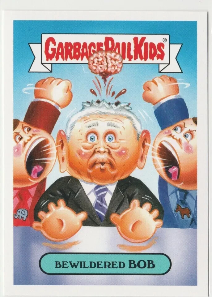 Bewildered Bob 4b GPK 2016 Prime Slime Trashy TV Garbage Pail Kids Card