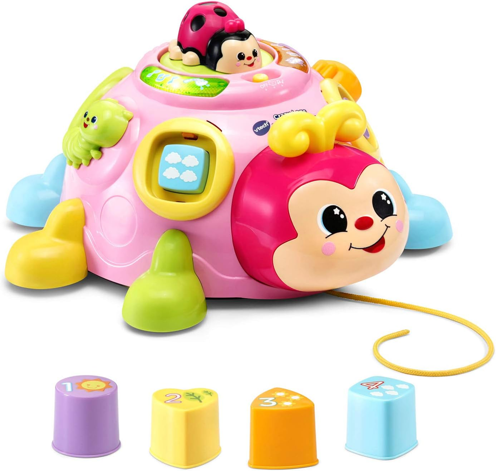 Crazy Legs Learning Bugs Pink Educational Toy for Kids