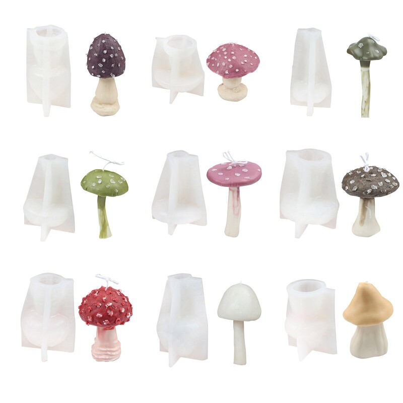 Mushroom UV Crystal Epoxy Resin Silicone Mold for Crafts