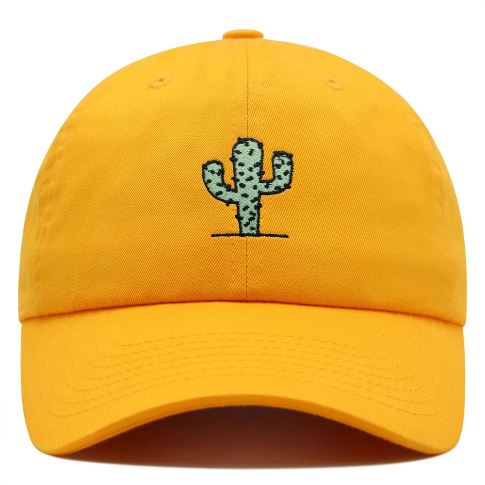 JPAK Cactus Premium Dad Hat Premium Cotton Strapback Desert Plant Garden