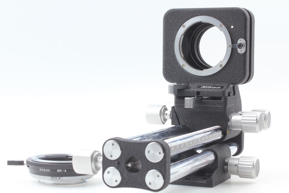 [N MINT] Nikon F Bellows Focusing Attachment PB-4 w/ BR2 BR6 Adapter From JAPAN