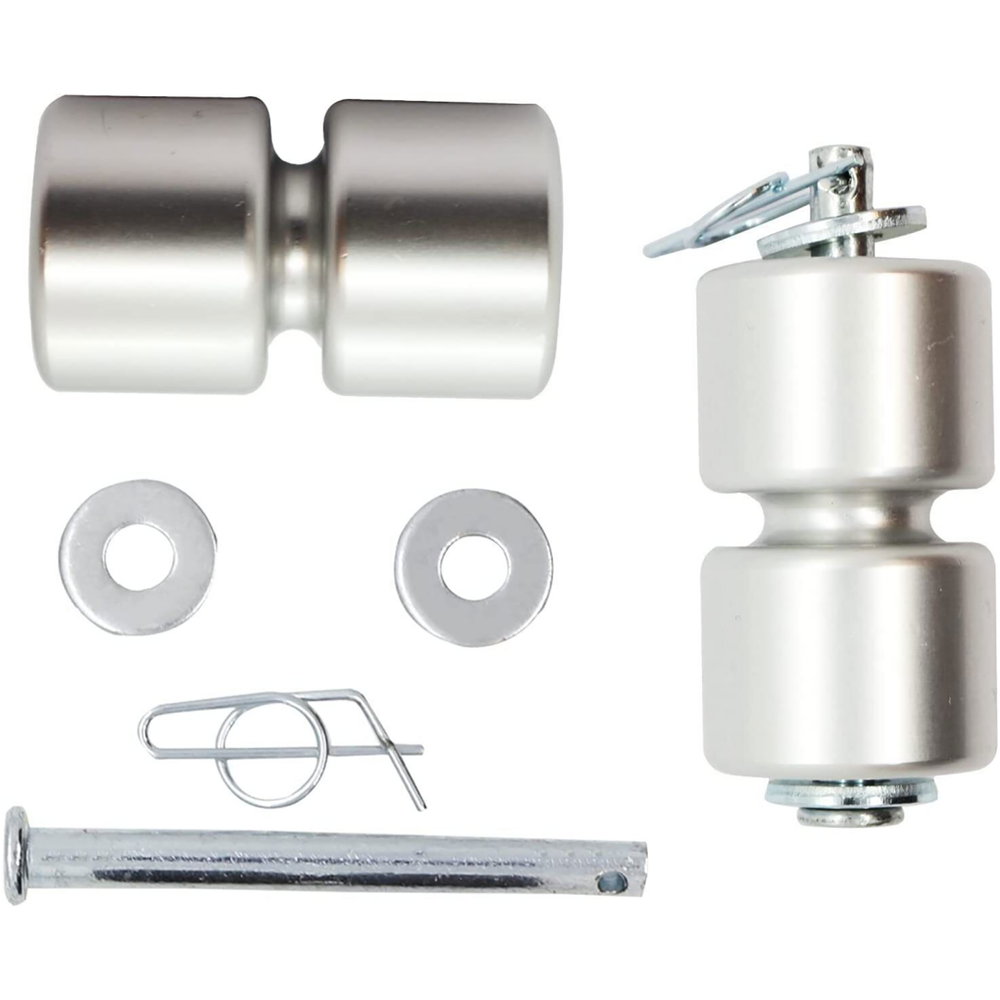 2 Pack Aluminum Alloy Trailer Tailgate Lift Assist Rollers Kit Washer Pins Rings