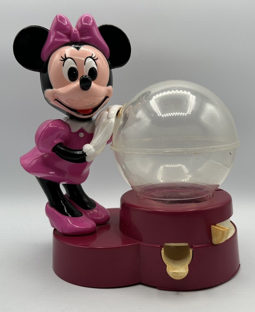 Vintage Minnie Mouse Disney Coin Bank Gumball Machine Superior Toy Company