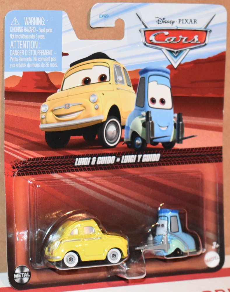 DISNEY PIXAR CARS LUIGI and GUIDO NEW