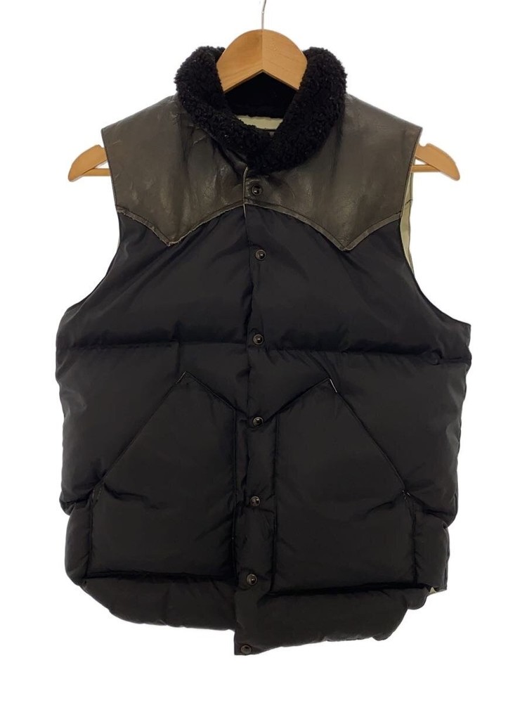 Rocky Mountain Featherbed Down Vest/450-422-02/Western York Leather/Boa Color/Bl