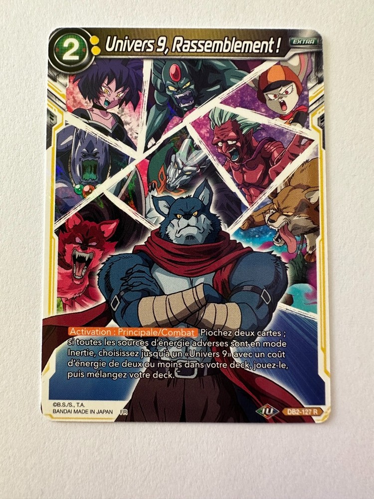 Dragon Ball Universe 9 Gathering DB2-127 R Foil Card New