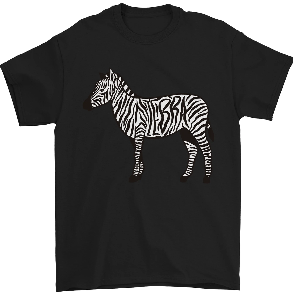 A Zebra Mens T-Shirt 100% Cotton