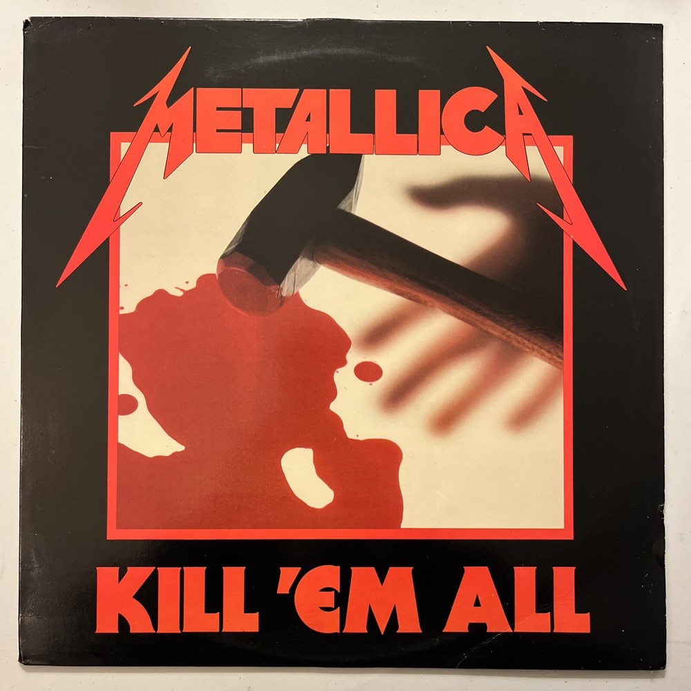 METALLICA: KILL 'EM ALL'83 ( MRI-069) US MEGAFORCE SILVER 2nd PRESS B-/B-