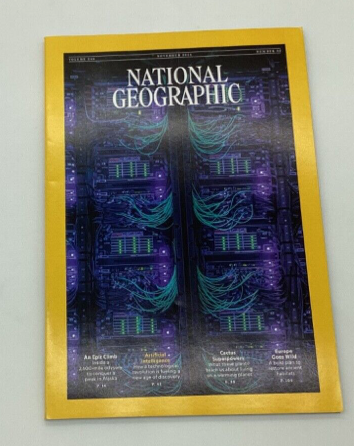 National Geographic Magazine (November 2024 Issue) Artificial Intelligence