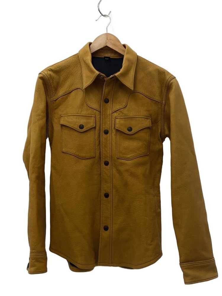 The Flat Head Leather Jacket Blouson/40/Leather/Cml/Deerskin 3369