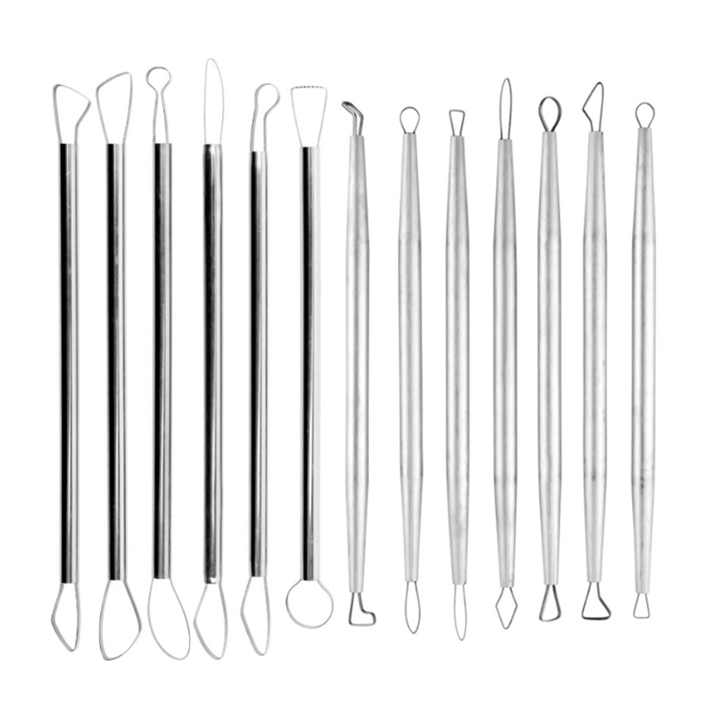 Polymer Clay Tools Pottery Ceramic Sculpting Tools Carving Ribbon Wire End5678