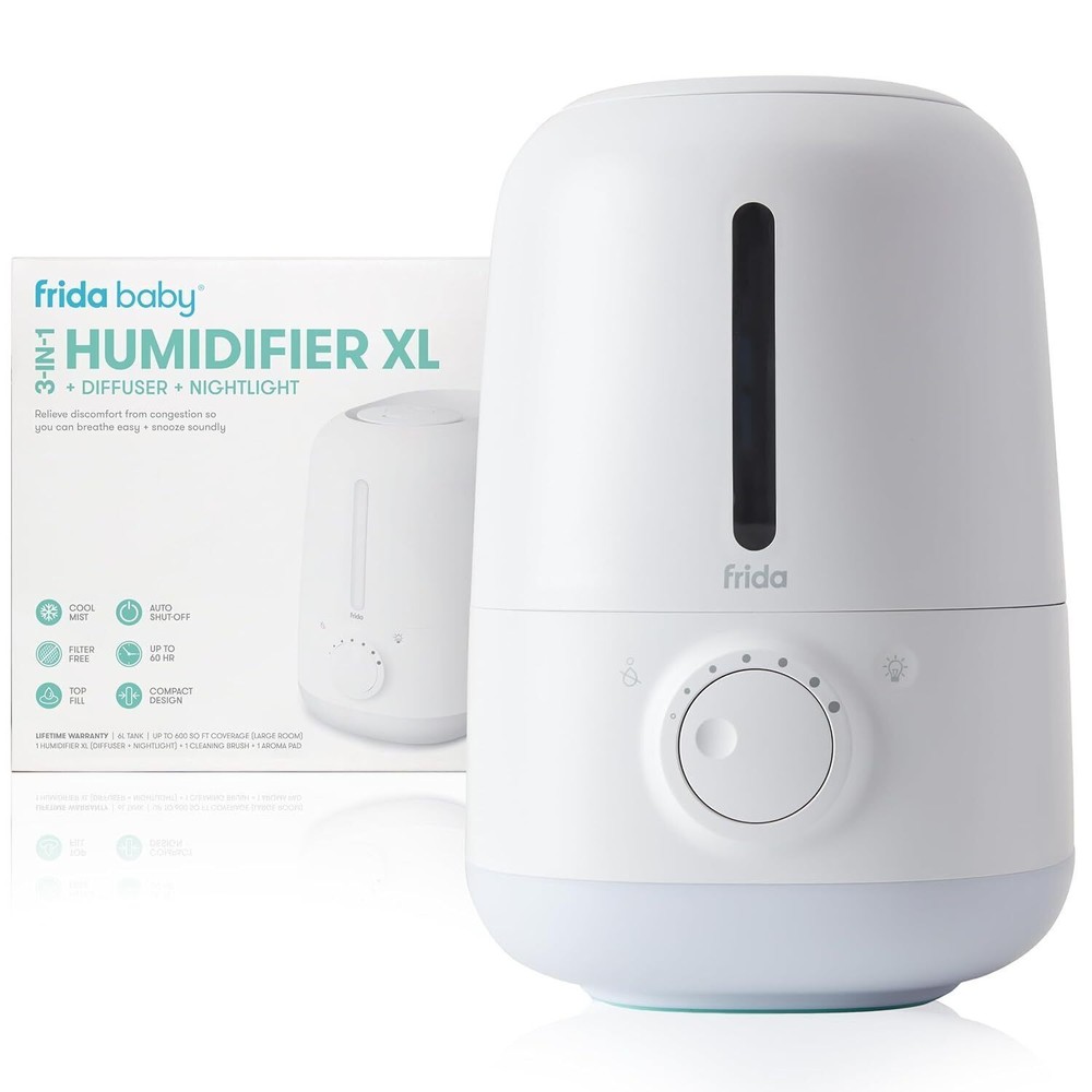 3-in-1 XL Top Fill Humidifier for Bedroom,Night Light,