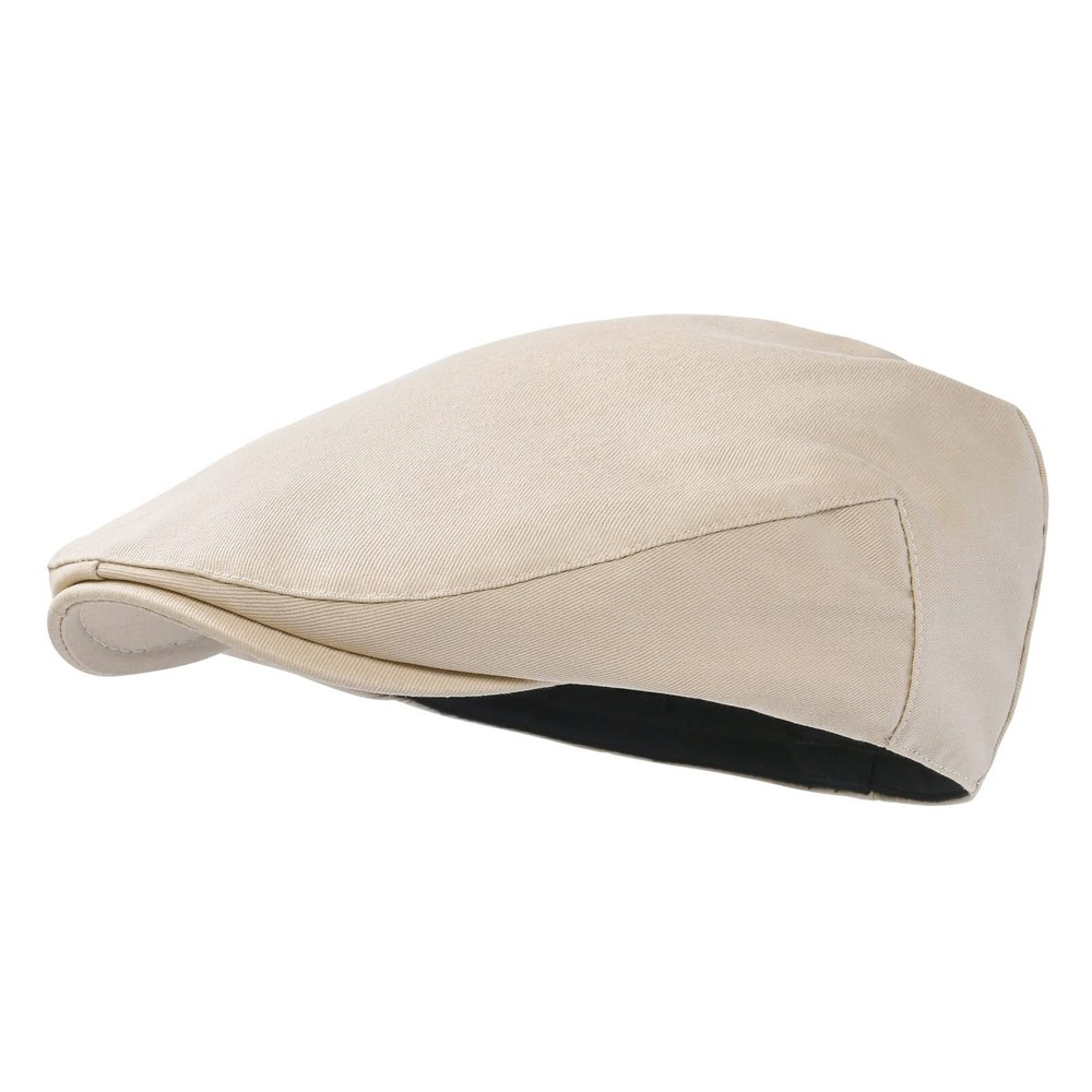 Mens Cotton Flat Cap Ivy Gatsby Newsboy Hat Summer Driving Scally Cap Thin C