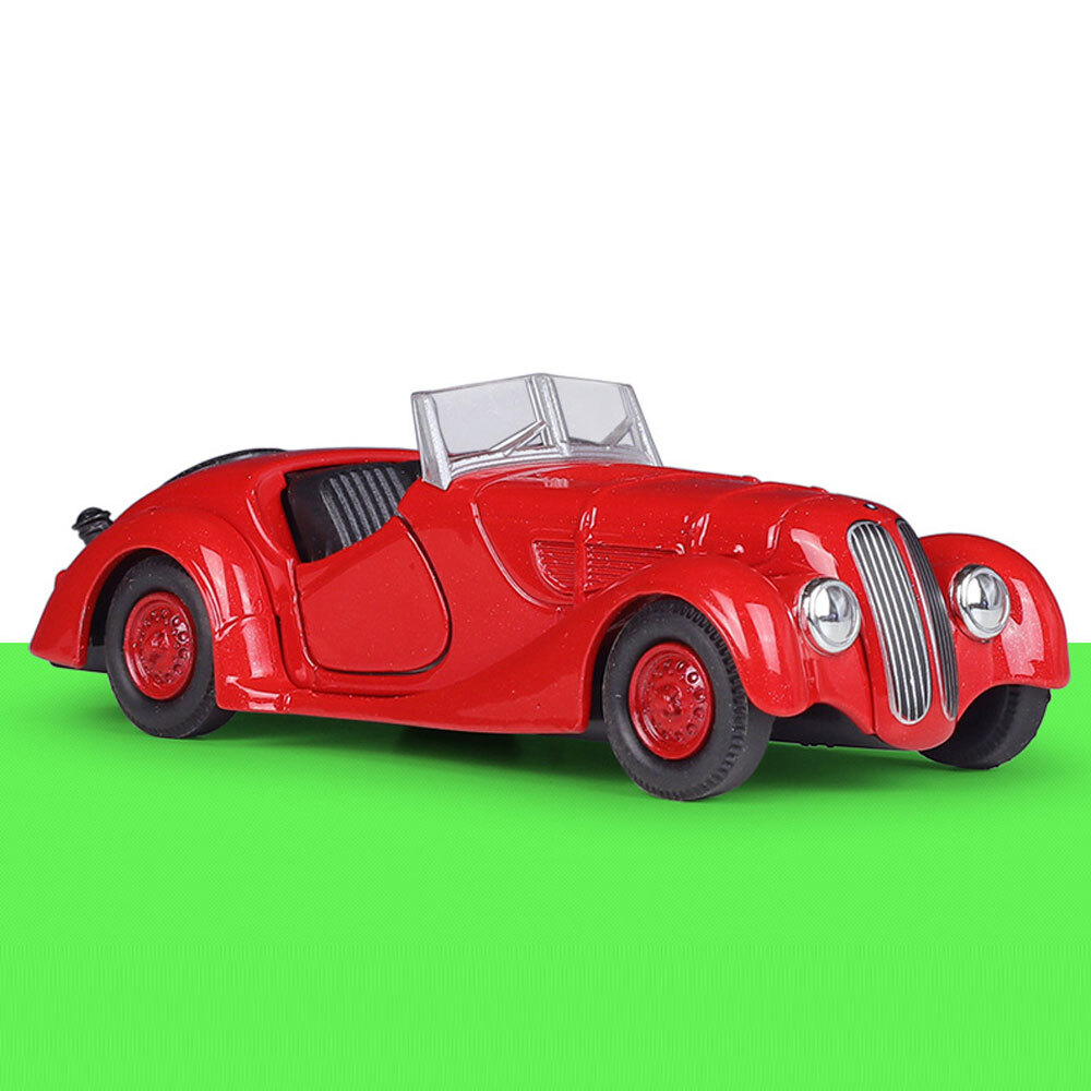 1:36 1939 BMW 328 Model Car Diecast Toy Vehicle Toys for Kids Boys Pull Back