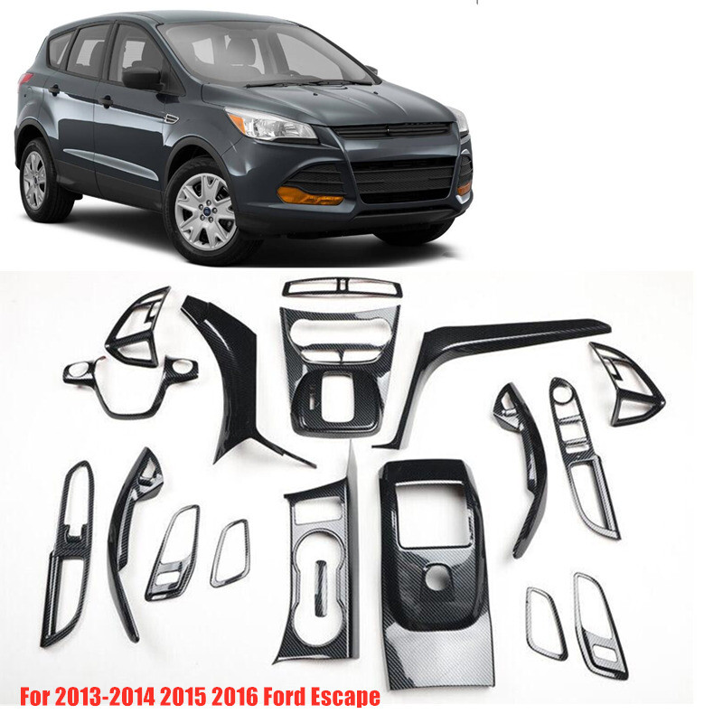 Ford Escape 2013-2016 Carbon Fiber Interior Trim Kit Full Set