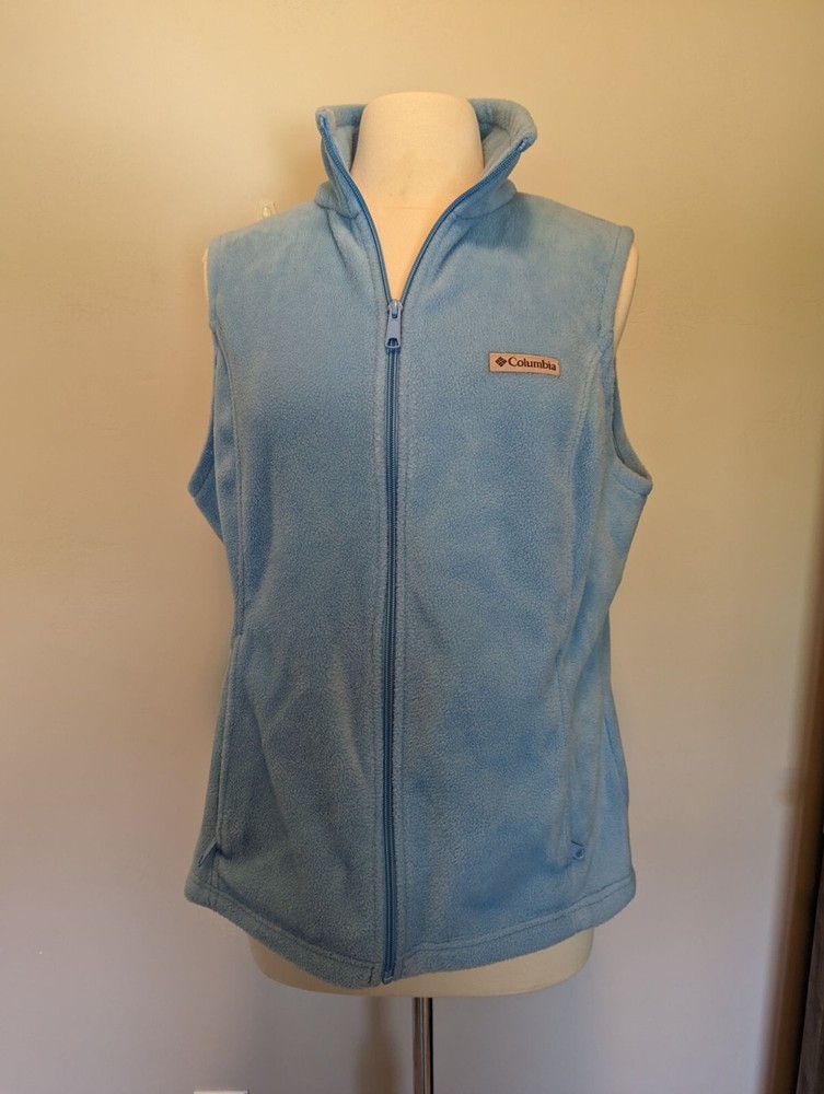 Columbia Large Sportswear Womens Blue Fleece vest