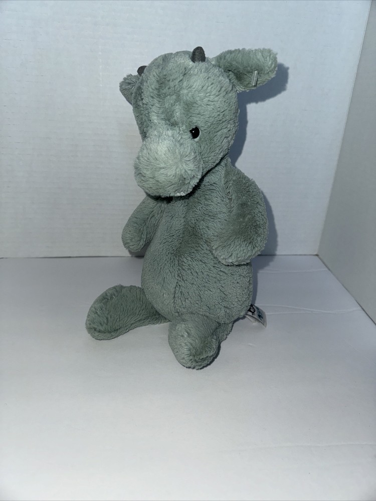 Jellycat London Bashful Green Sage Dragon Plush Stuffed Animal