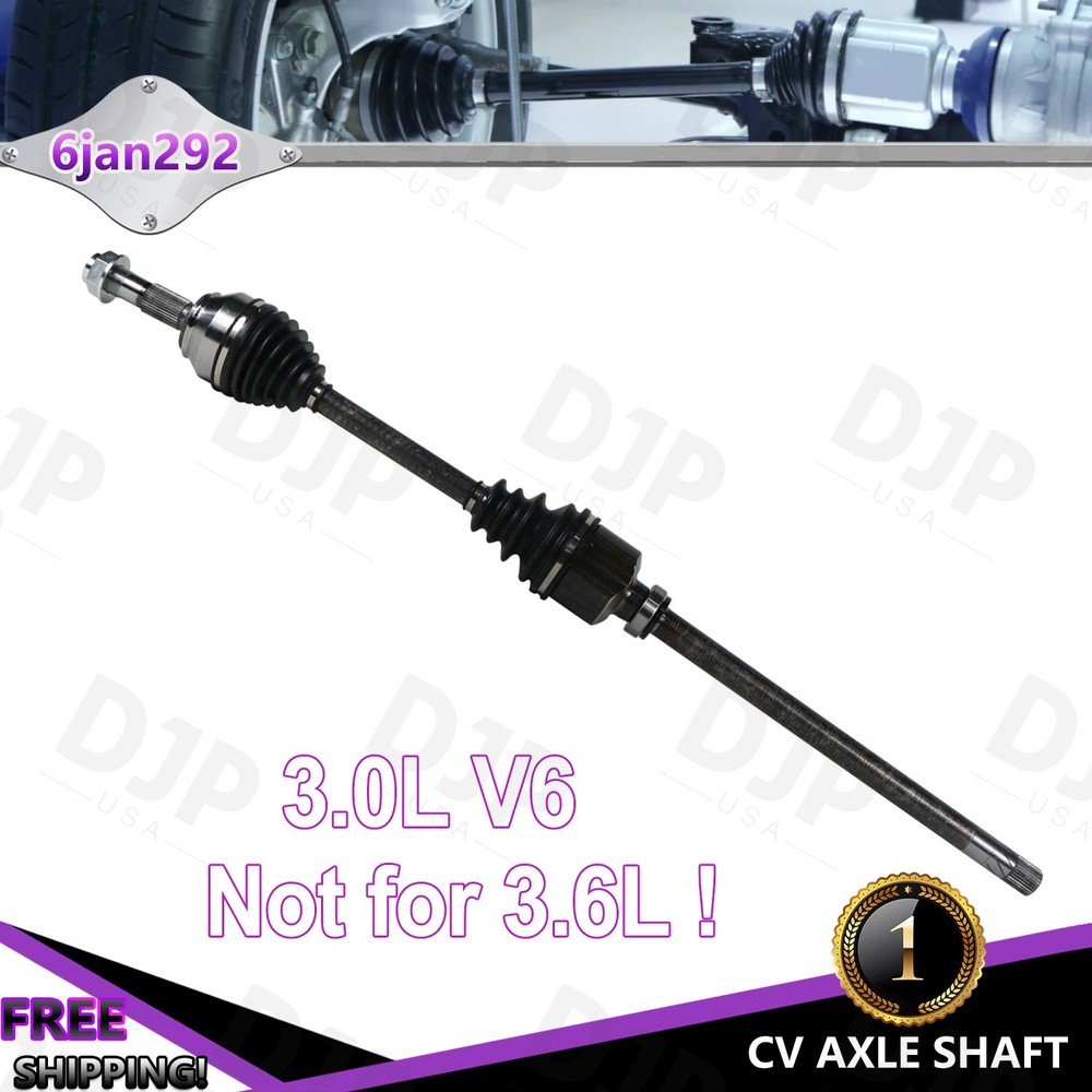 Front Right Side CV Axle Shaft for 2014-2018 Ram ProMaster 1500/2500/3500 3.0L