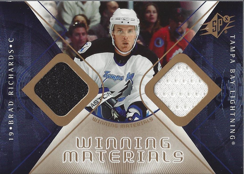 2007-08 SPx Winning Materials Brad Richards Jersey WMBR NM-MT Hockey Card