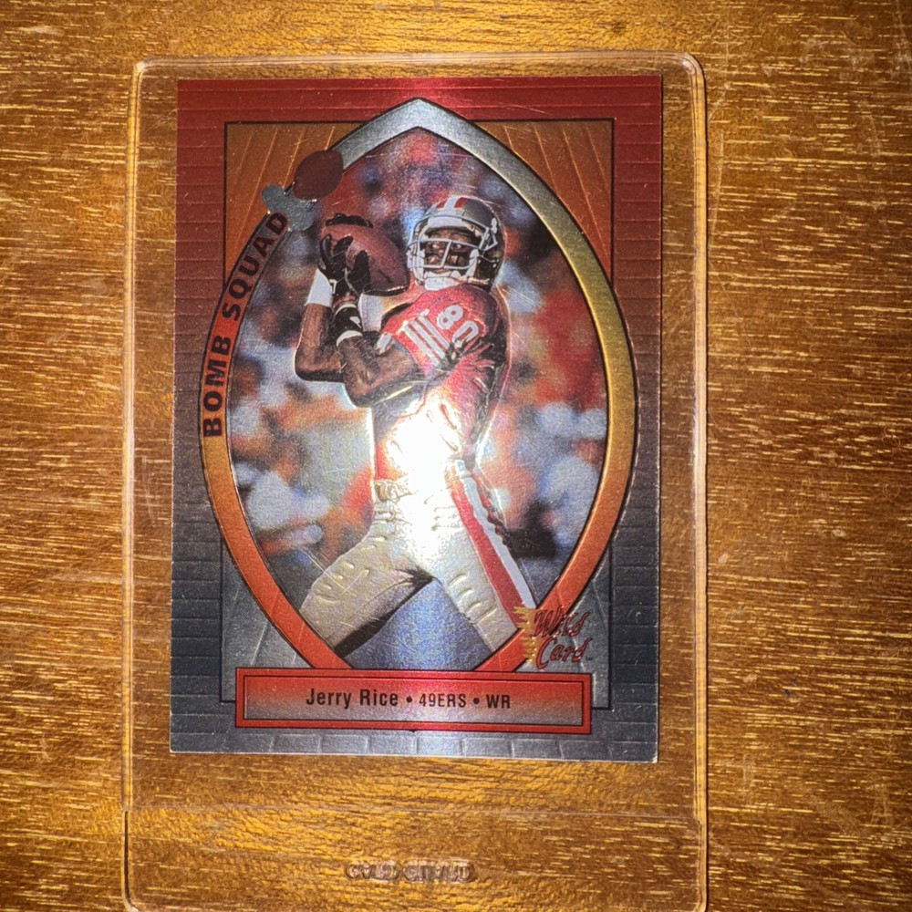 Jerry Rice 1993 Wild Card Bomb Squad #1 - HIGH GRADE