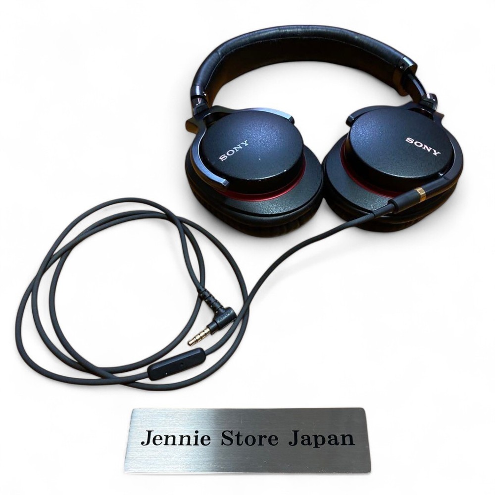 Sony MDR-1A Hi-Res Over-Ear Headphones Black Used Tested Japan Import