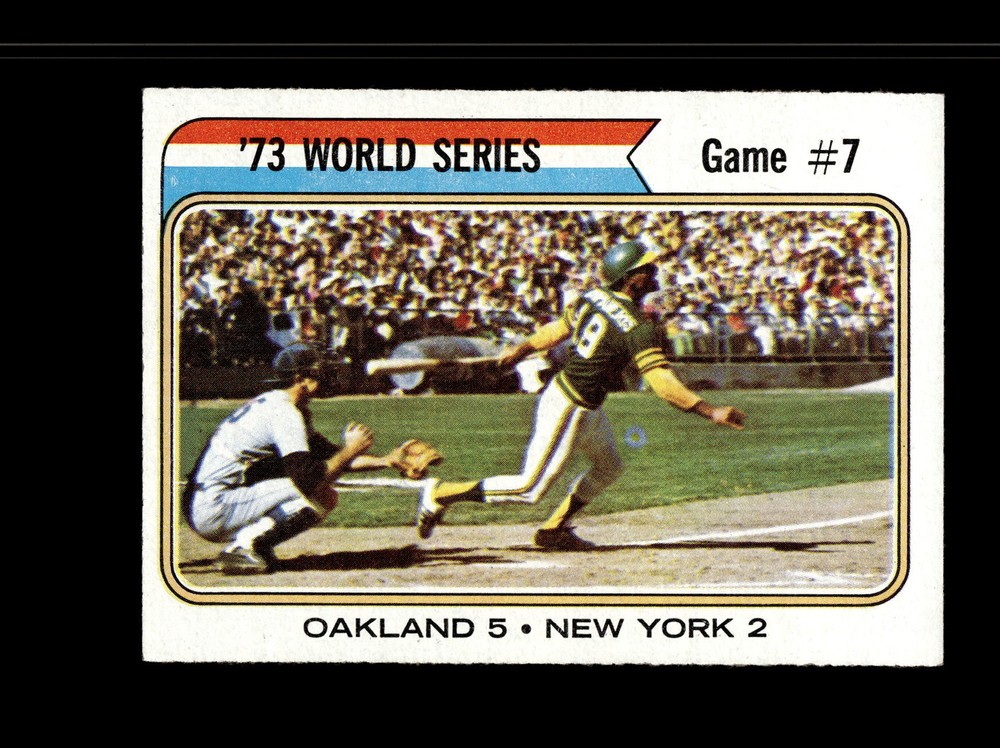 1974 Topps #478 '73 World Series Game #7