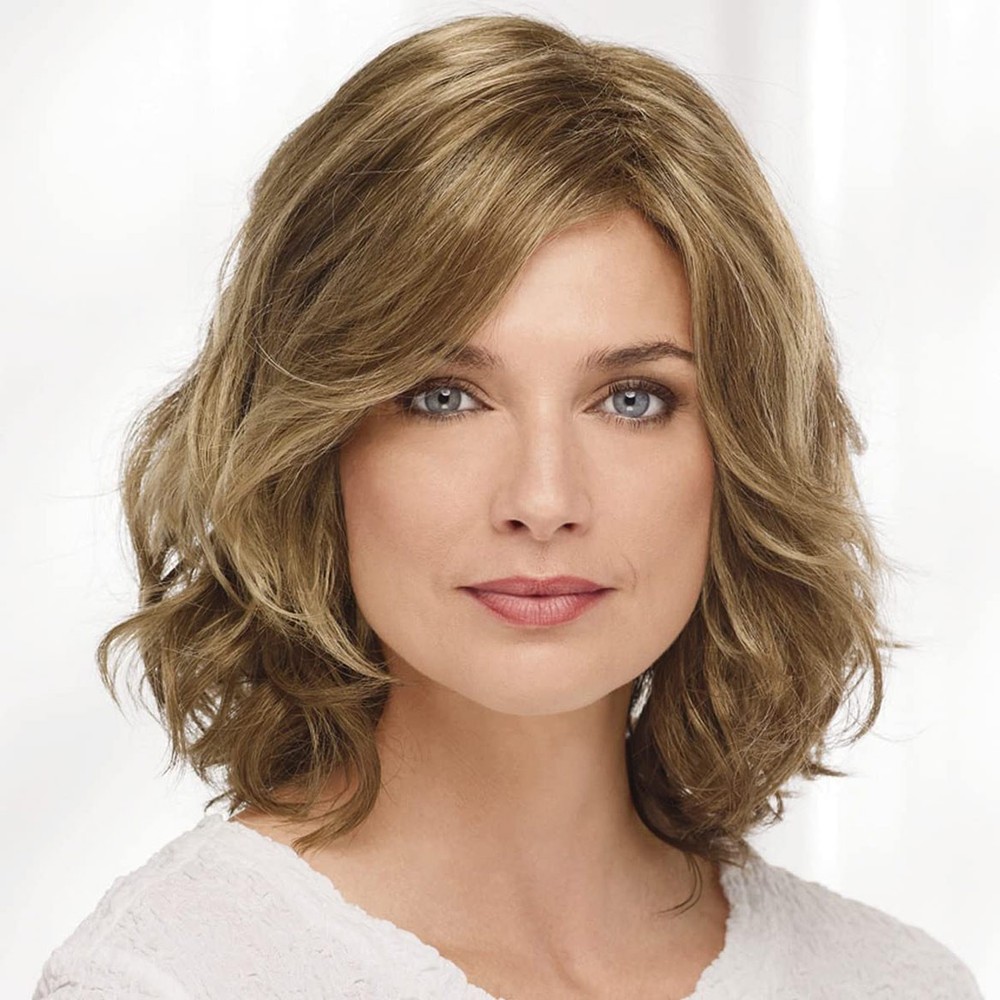 Paula Young Rosalie Wig Fabulous Mid-Length Wig with Swept Bang and Tousled Curl