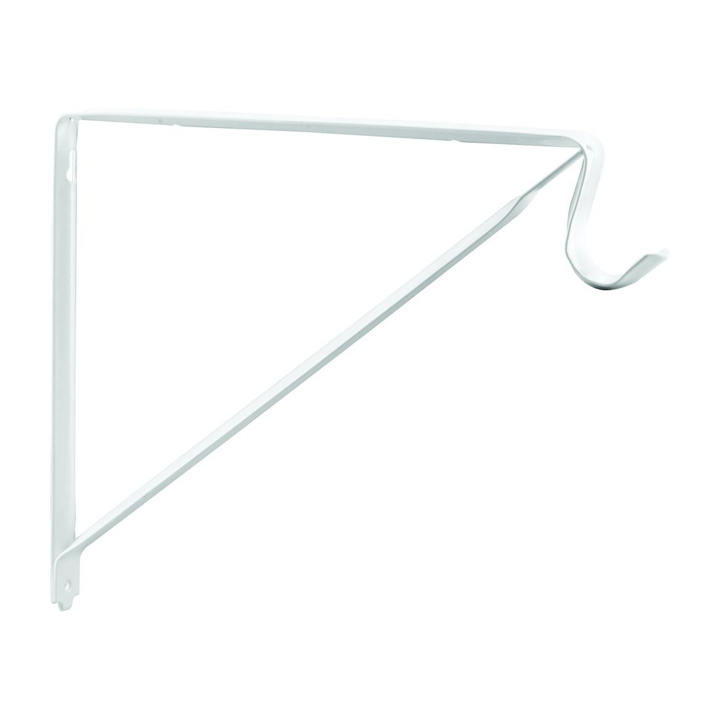 Steel White Coated Heavy-Duty Line MP7048-2 Shelf Support Bracket