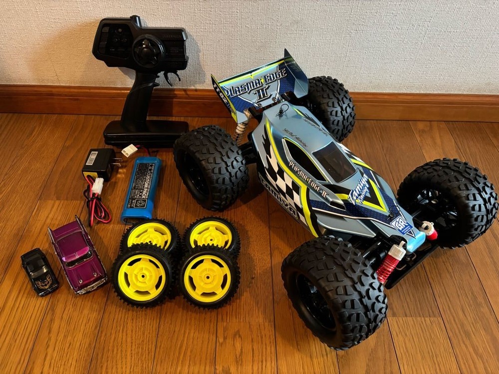 TAMIYA Plasma Edge II 4WD RC Buggy Set with Bonus Radio Control