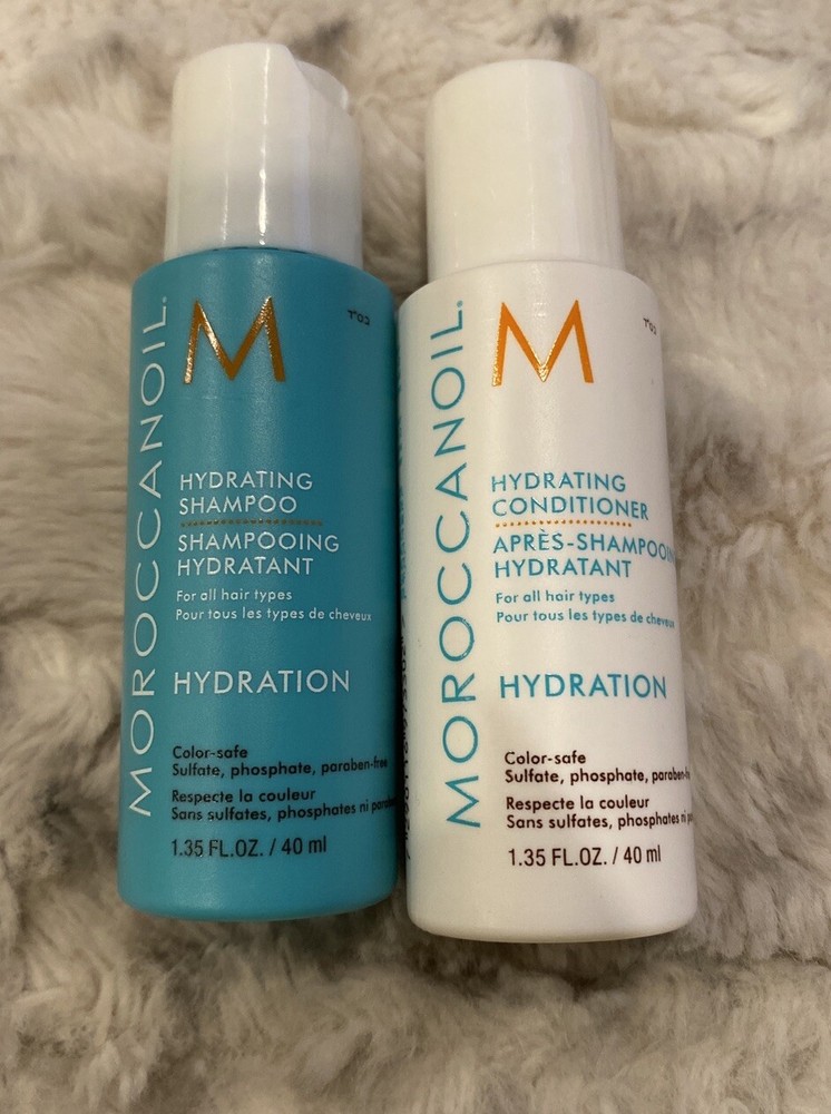 Moroccanoil Hydrating Shampoo & Conditioner Travel Set 1.35 fl oz/40ml  