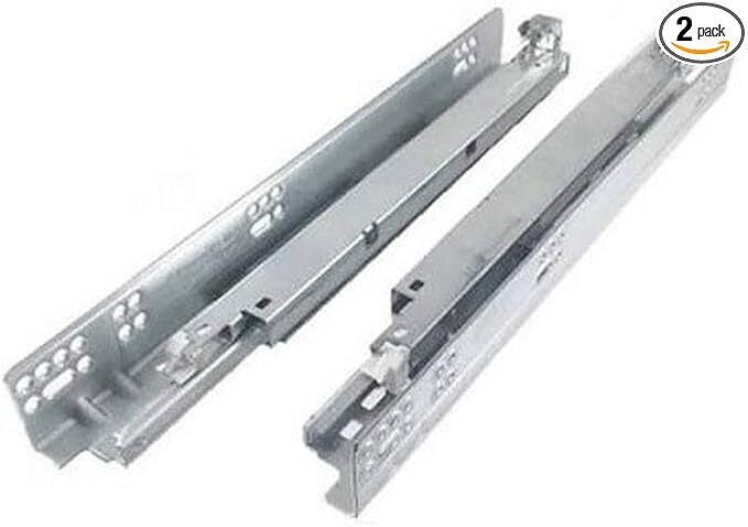 Blum 563H5330Bx2 Tandem Plus Blumotion 21-Inch Drawer Slides Pair for Face Frame Silver