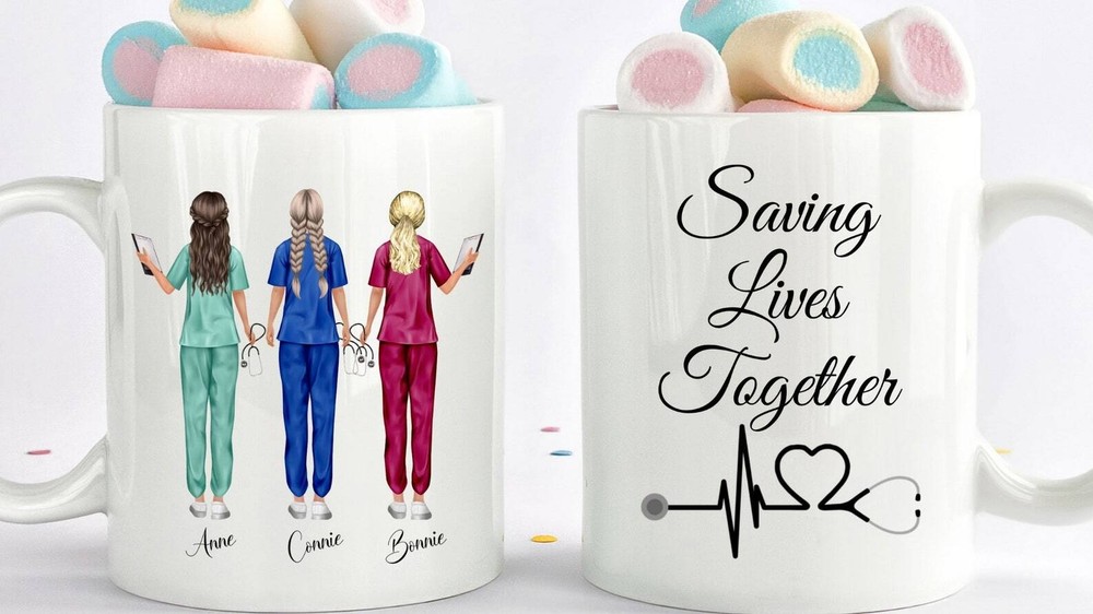 Nursing Student Nurse Gift Nurse Best Friends Mug Nurse Mug Doctor Gift Nurse Ap