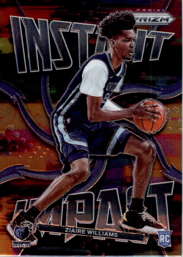 Ziaire Williams 2021-22 Panini Prizm #3 Instant Impact Rookie Card Basketball