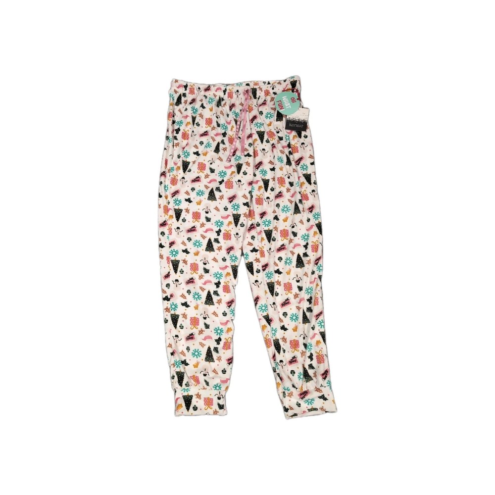 Cozy Kenzie Holiday Print Pajama Pants in XL