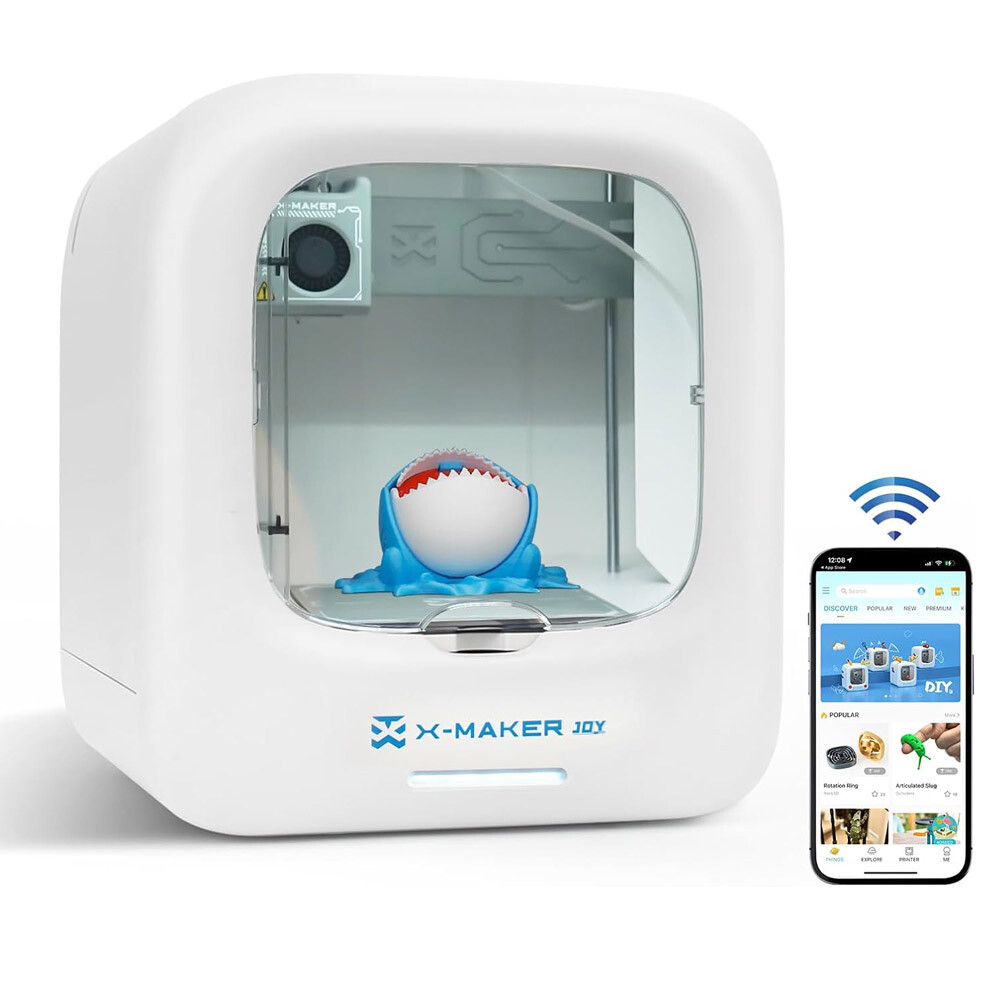 X-MAKER JOY 3D Printer 120x120x120mm Wifi & APP Control Fully Assembled D6D4