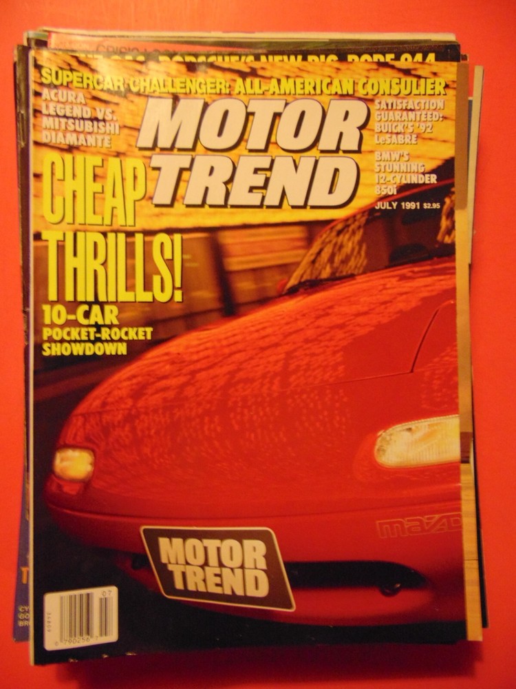 MOTOR TREND MAGAZINE July 1991 Buick '92 LeSABRE