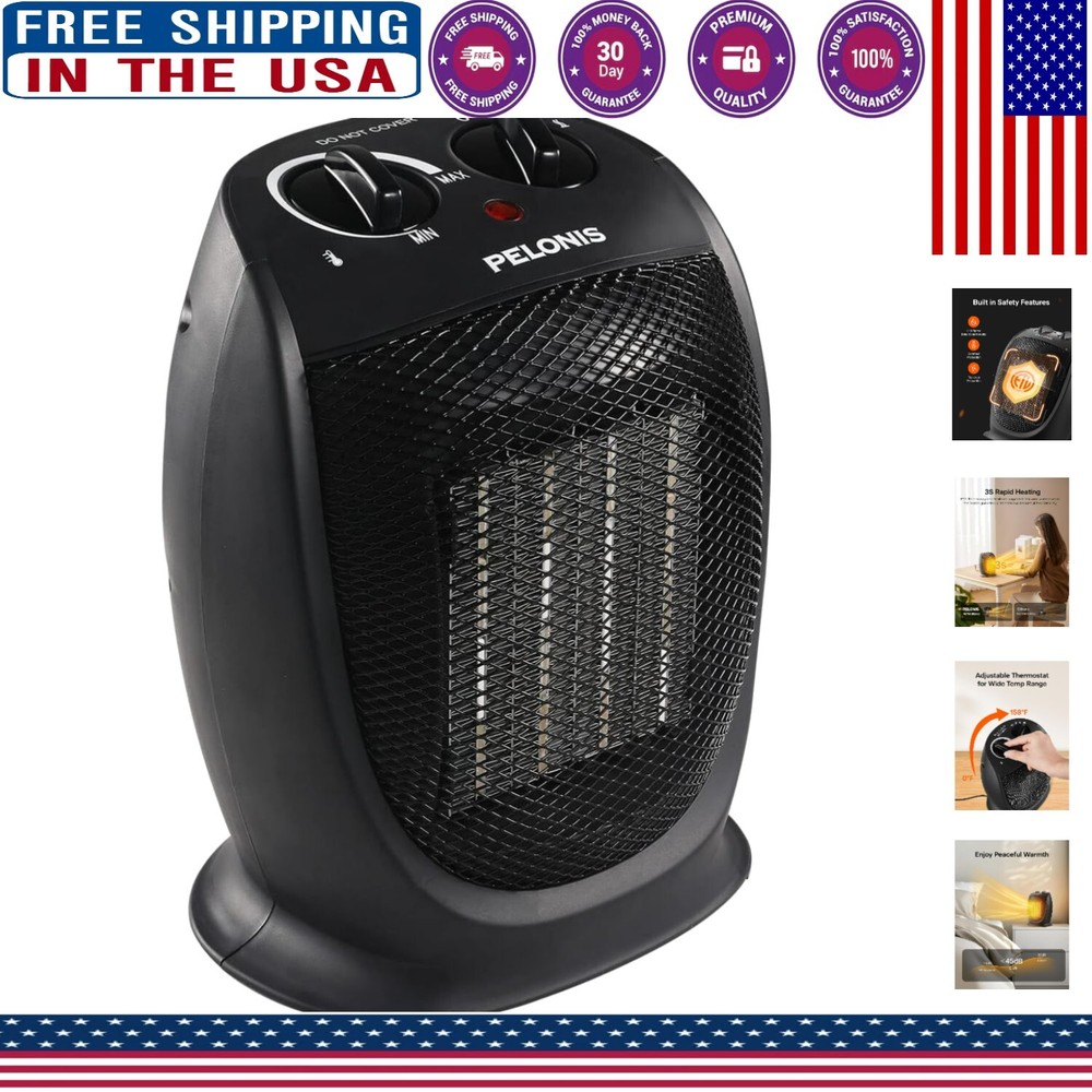 Electric Tower Space Heater with Safety Features - Fast Heating for 167 sq.ft