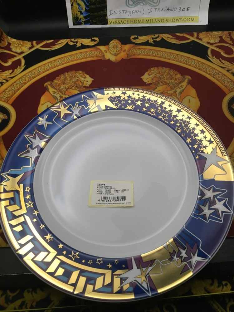 Versace Infinite Dreams plate Salad  Rosenthal Christmas GIFT New SALE-image