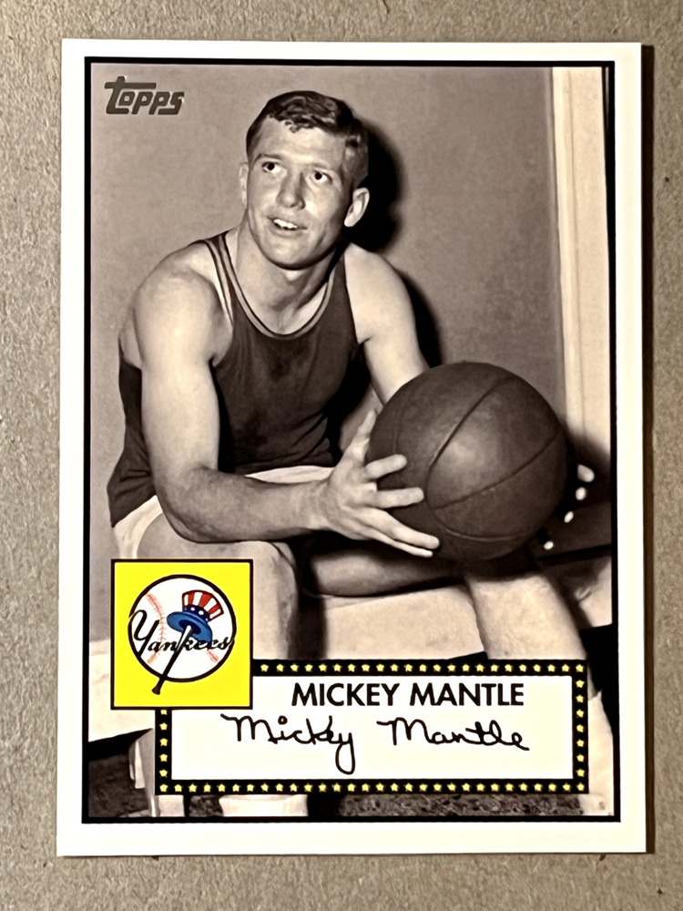 2007 Topps New York Yankees Mickey Mantle Story Baseball Card MMS6