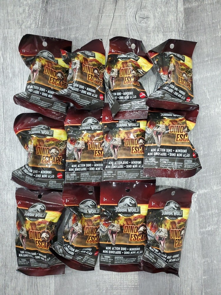 Jurassic World Dino Escape Mini Action Figure Blind Bags Lot of 12