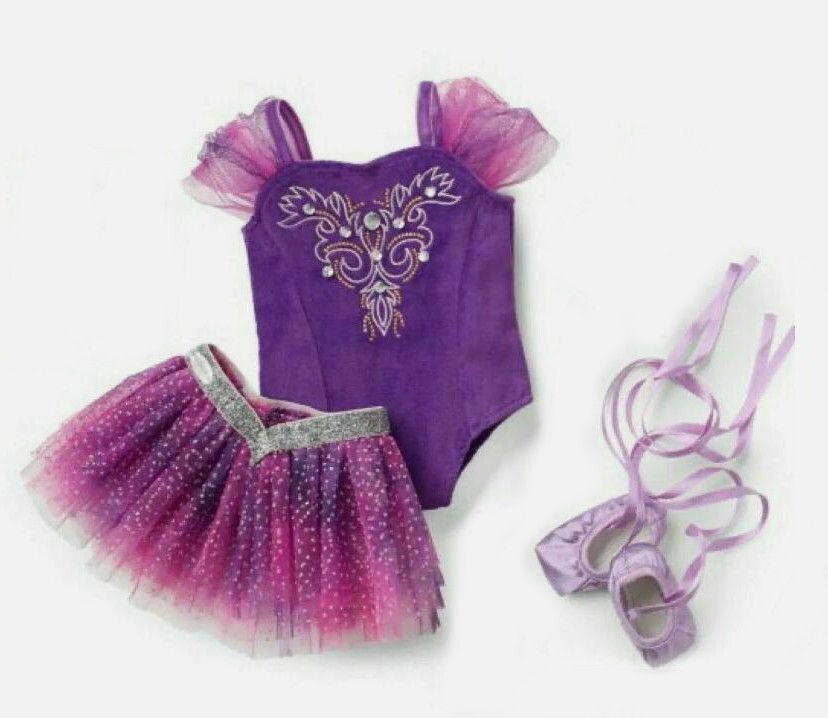 American Girl set 3 dress Sugar Plum Fairy Outfit for 18'' doll