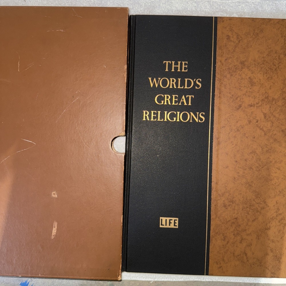 1957 The World's Great Religions LIFE HARDCOVER Cardboard Sleeve BOOK