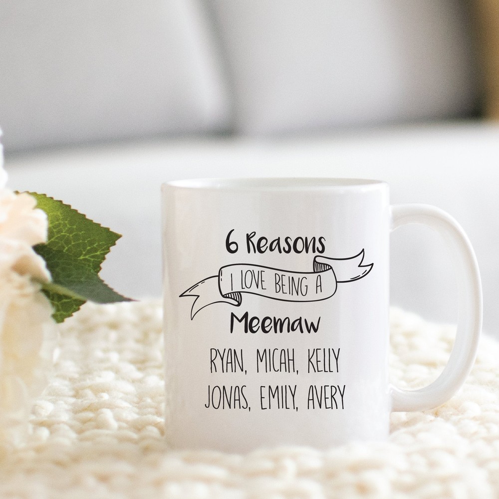 Personalized Gifts For Meemaw Custom Cup For Meemaw Perfect Christmas Present