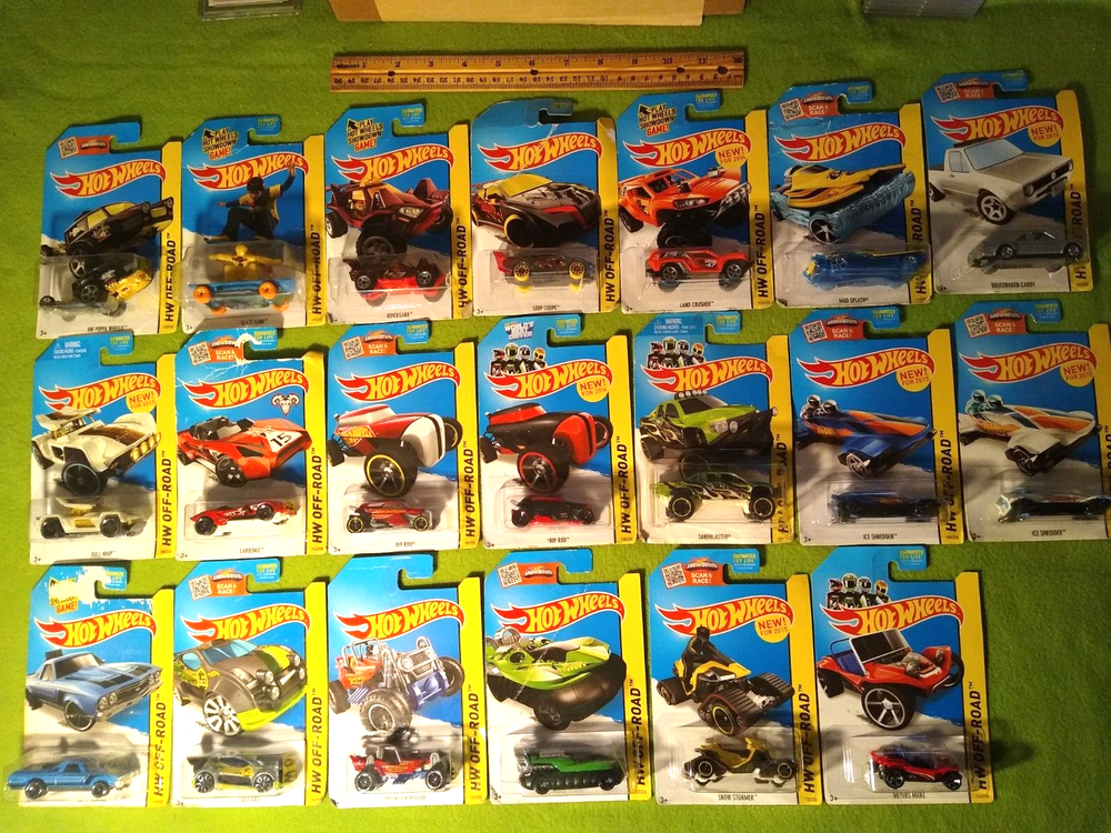 2013 Hot Wheels Off-Road Vehicles- 20 new.
