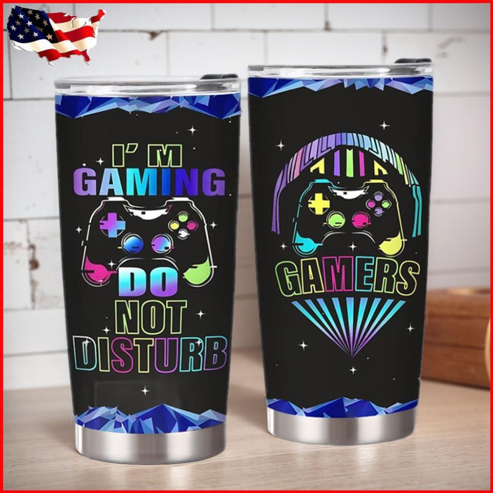 20oz Stainless Steel Drinking Cups Insulated Travel Mugs Gifts for Game Lovers