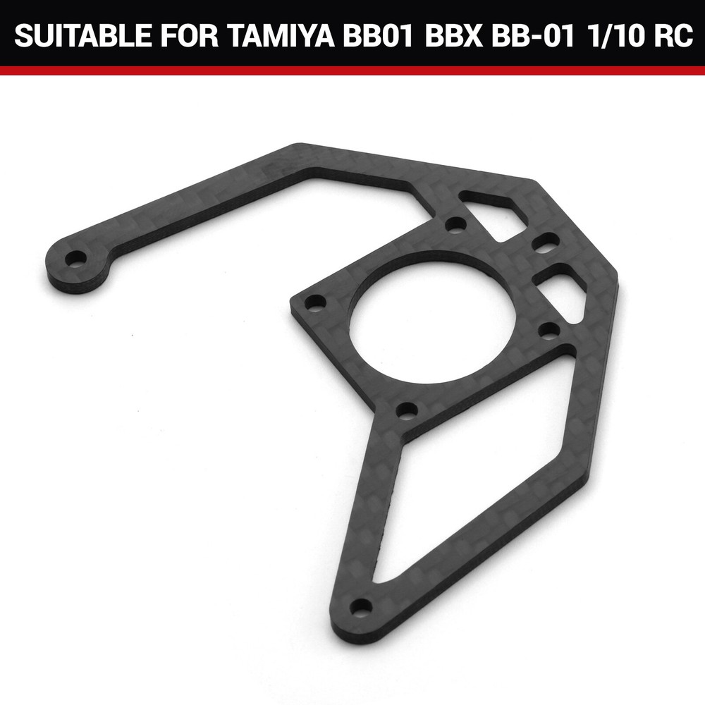 1/10 Tamiya BBX BB01 RC Car Carbon Fiber Motor Fan Cooling Bracket